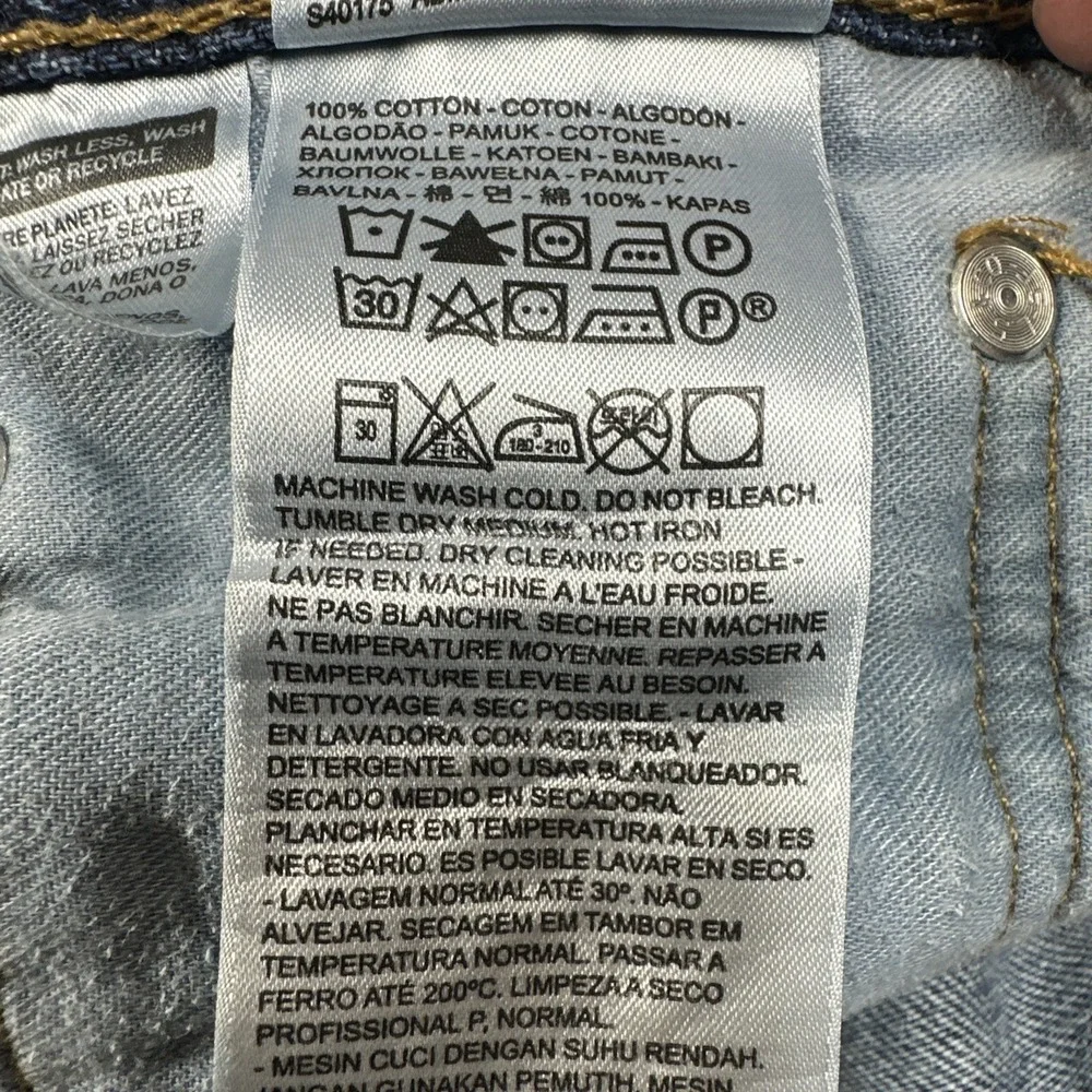 Levis 517 Bootcut Denim Jeans Men's 32x34 Blue Medium Wash Fade